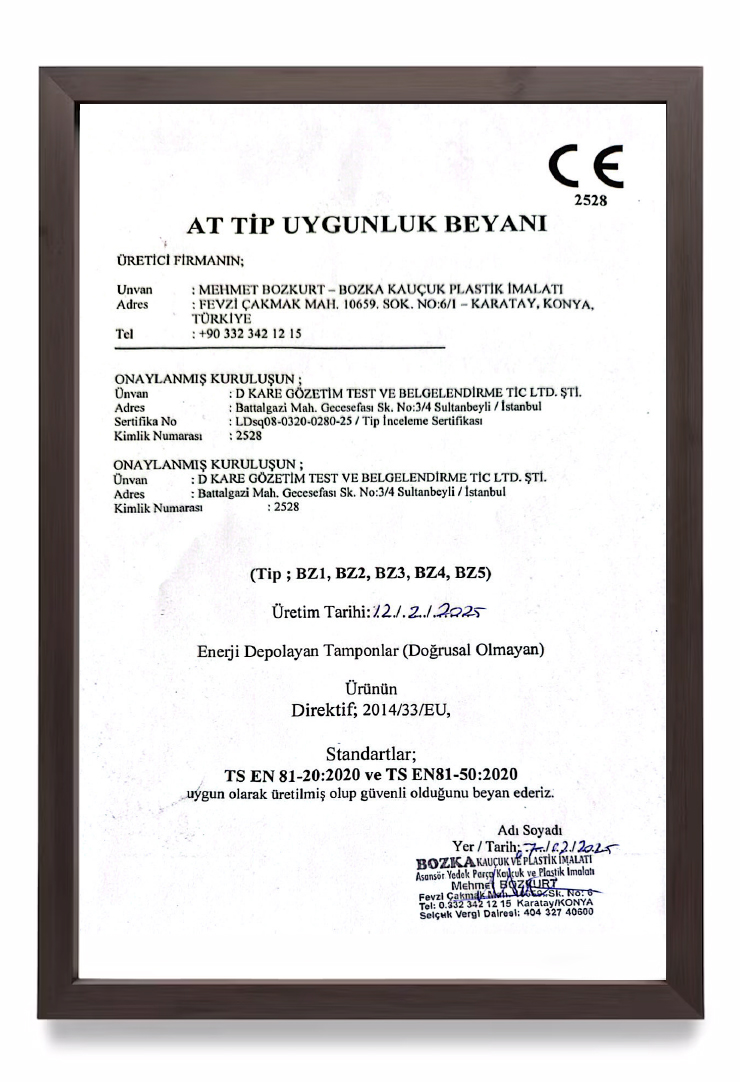 AT TİP UYGUNLUK BEYANI